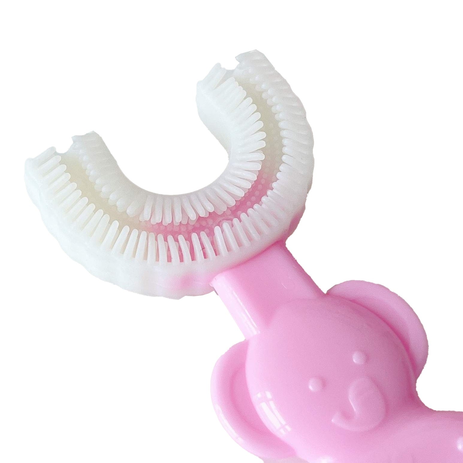 1 PC - 360 Degree U-Shaped Baby Tooth brush Children Child Tooth brush Teeth Brush Silicone Kids Teeth Oral Care Cleaning (random color)