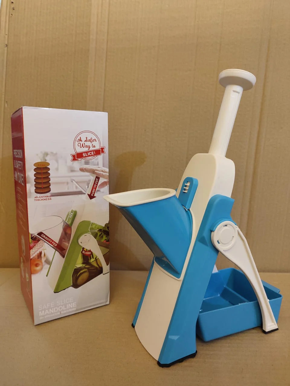 (NW000106) Adjustable Slicer,Mandoline Slicer,Vegetable Slicer, Food Chopper,Vegetable Cutter,Quick Dicer Fruit French Fry Julienne (Random Color)