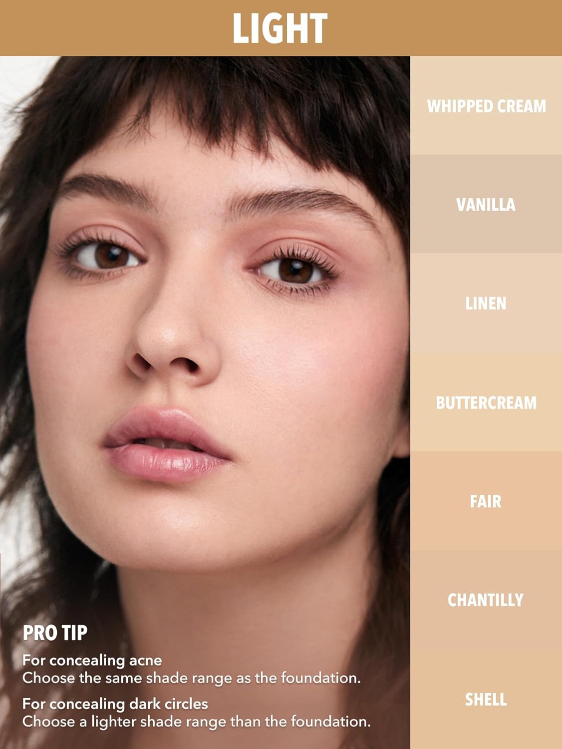 (pack of 1) Sheglam Full Coverage Creamy Concealer (random shade )
