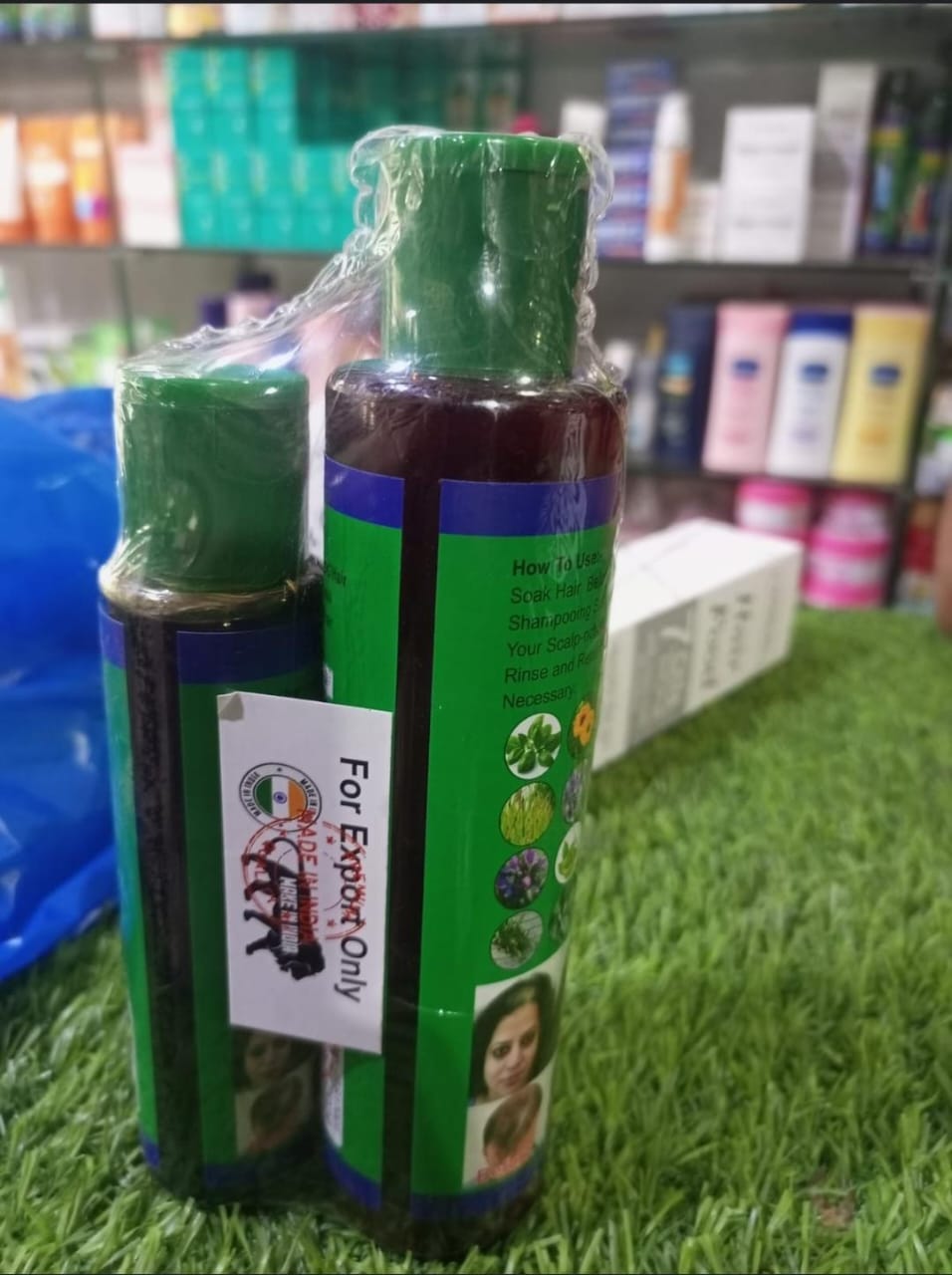 (pack of 2) Adivasi Hair Oil 120 ml Adivasi Hair shampoo 200ml (Without box) original