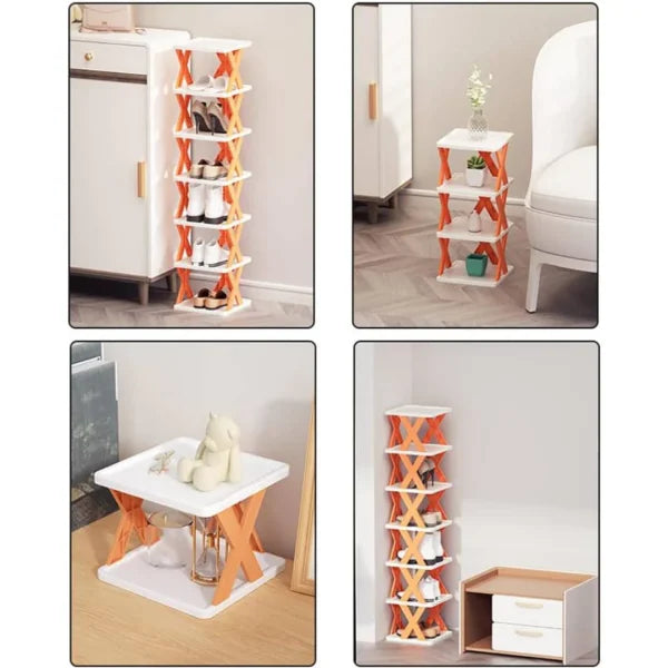 X Shape Shoes Rack