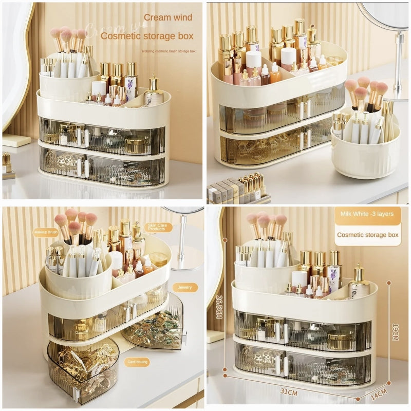 Detachable Makeup Organizer with Three Layers      0 reviews