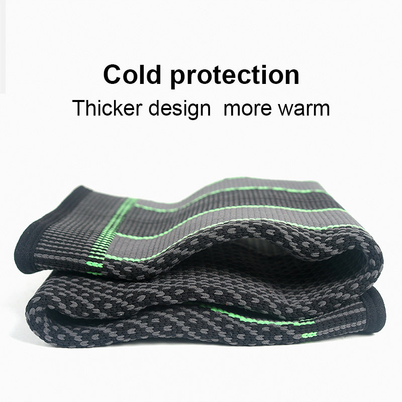 1 PCS Compression Knee Pads Support Sleeve Protector Elastic Kneepad Brace Spring Support Volleyball Running Silicone Long Full Legs Sleeve Arthritis Running Gym Sport