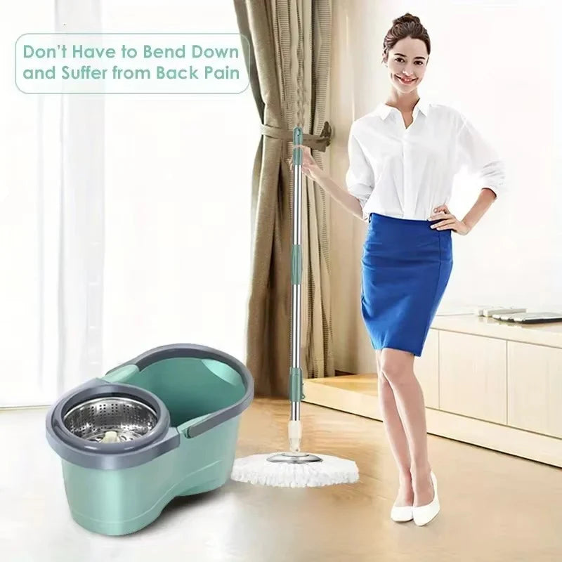 Automatic rotating mop With Bucket