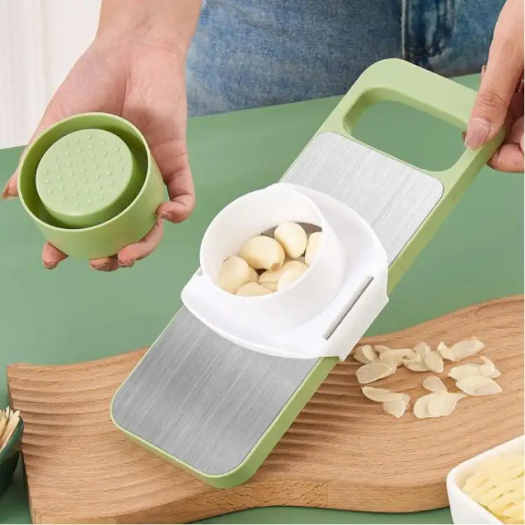 5in1 Vegetable Stainless Steel Cutter (with Box Packing)